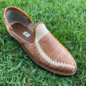 Men's Closed Toe Sandal MOCCASIN HUARACHES TAN